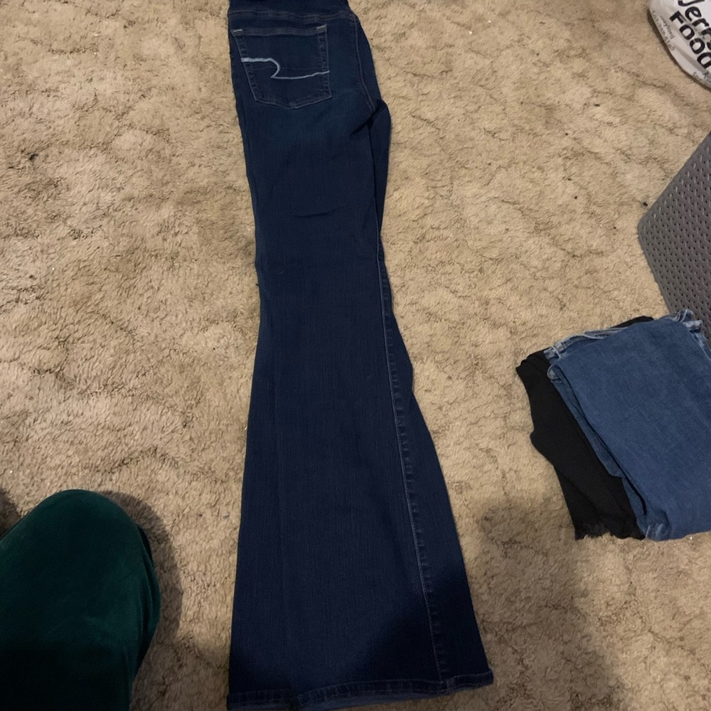 American Eagle Outfitters Dark Blue Boot Cut Jeans